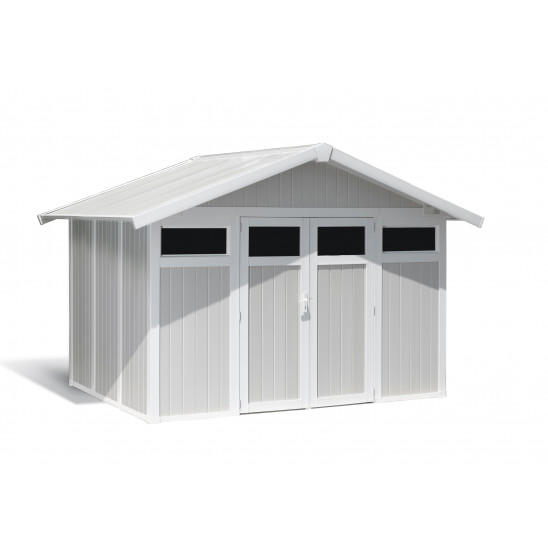 Utility Garden Shed 7,5 m² grey - green