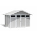 Utility Garden Shed 7,5 m² grey - green-1